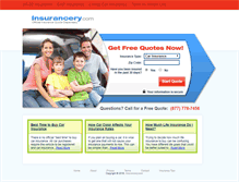 Tablet Screenshot of insurancery.com